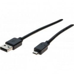 Hypertec 532452-HY USB cable 0.5 m USB 2.0 USB A Micro-USB B Black