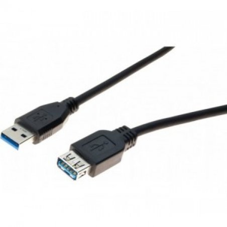 USB 3.0 extension cord A male/ A female Black- 1.80 m