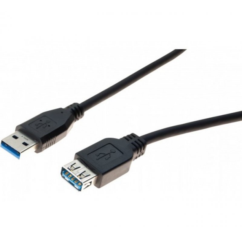 USB3.0 Extension cord A male/ A female Black- 5 m