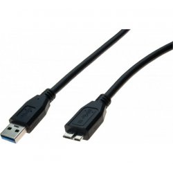 Usb 3.0 cord a to micro b black - 1.80 m