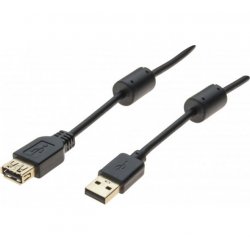 Hypertec 532542-HY USB cable 1.5 m USB 2.0 USB A Black