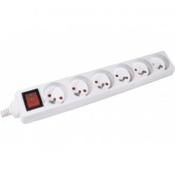 CUC Exertis Connect 573370 power extension 4 m 6 AC outlet(s) Indoor White