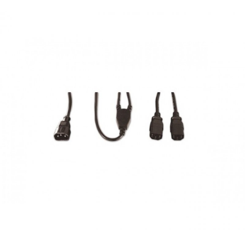 CUC Exertis Connect 580490 câble électrique Noir 1,8 m Coupleur C14 Coupleur 2 x C13