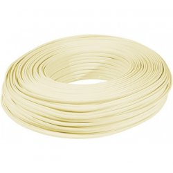 Telephone Flat Cable Stranded 30AWG 4W - Ivory 100 m reel