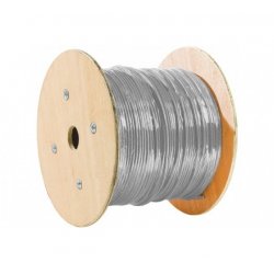S/FTP Category 7 stranded wire cable LSZH Grey - 305 m