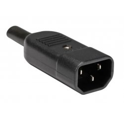 Assembly iec C14 plug for power cord