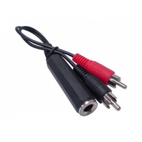 Hypertec 721111-HY câble audio 6,35 mm 2 x RCA Noir