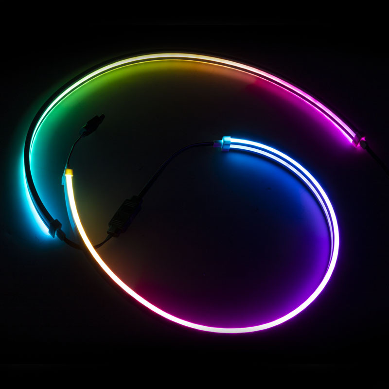 Silverstone LS04, ARGB LED-Streifen, 2er-Pack - weiß