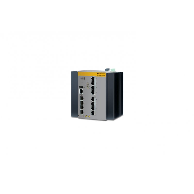 Allied Telesis AT-IE300-12GT-80 Managed L3 Gigabit Ethernet (10/100/1000) Black, Grey