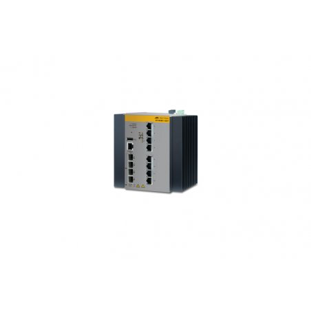 Allied Telesis AT-IE300-12GT-80 Géré L3 Gigabit Ethernet (10/100/1000) Noir, Gris