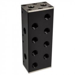 EK Water Blocks compatible EK-Pro Manifold 2CPU 2GPU Verteiler - Acetal, schwarz
