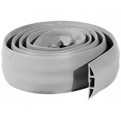 Soft Wiring duct for 3 cables grey- 1.80 m