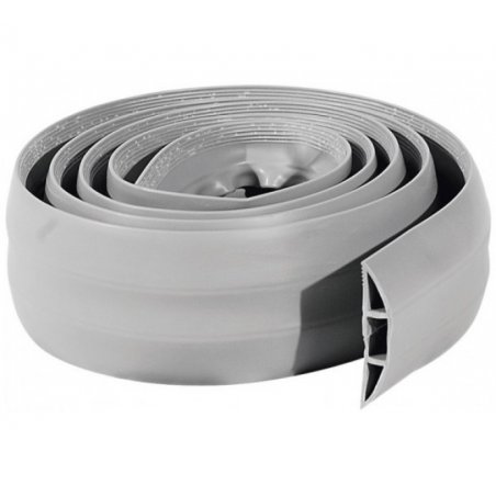 Soft Wiring duct for 3 cables grey- 1.80 m