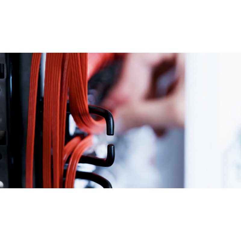 Cable Organizer for 1U Panel- 50 pieces