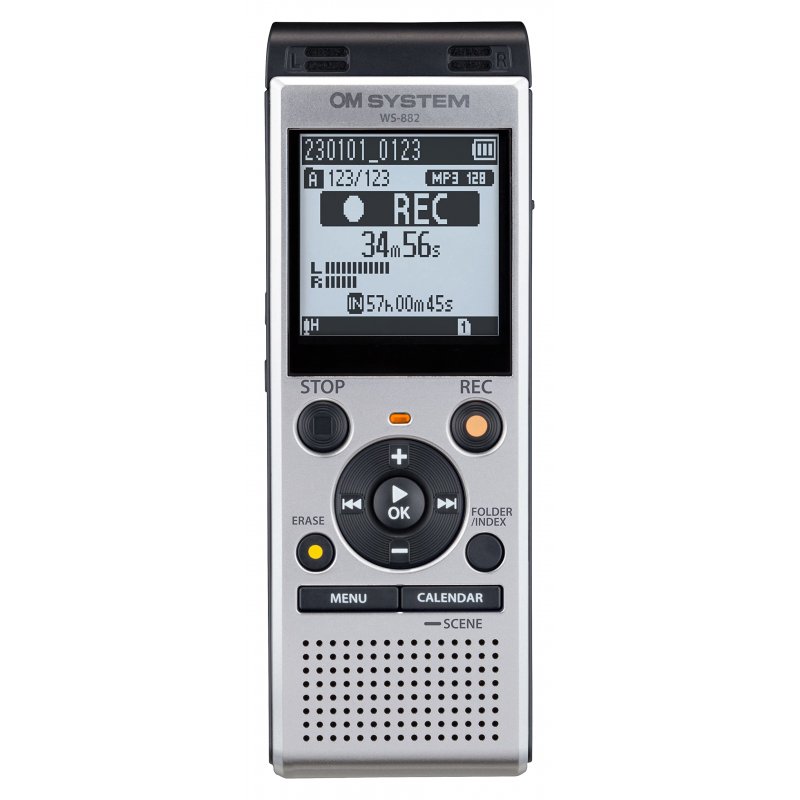 OLYMPUS WS-882 (4GB) Stereo Recorder Silver