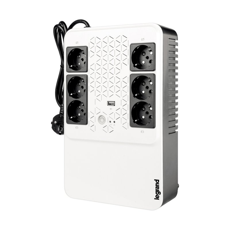 Legrand Keor ASI MULTIPLUG 600 FR alimentation d'énergie non interruptible Interactivité de ligne 0,6 kVA 360 W 6 sort