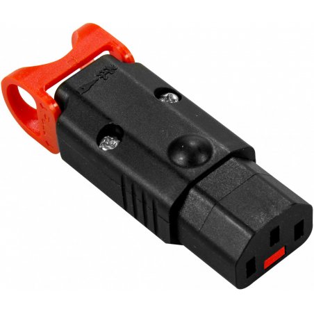 IEC LOCK PA130100BK electrical socket coupler 10 A 3