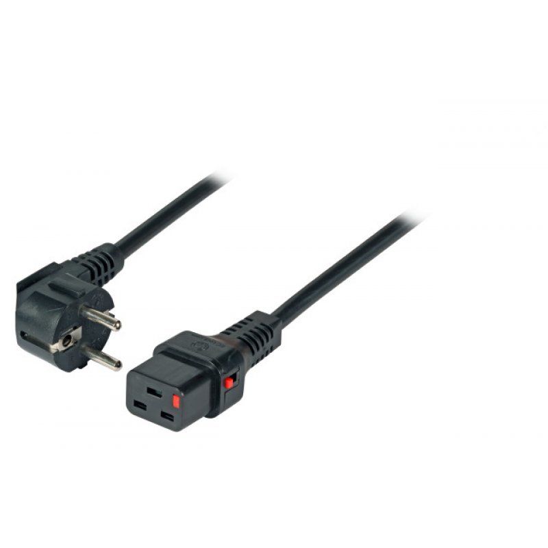 EFB Elektronik EK606SW.2 câble électrique Noir 2 m CEE7/7 Coupleur C19