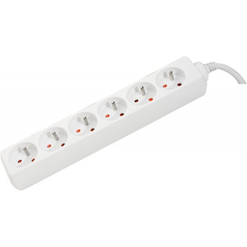 Dexlan 808533 power extension 4 m 6 AC outlet(s) Indoor White