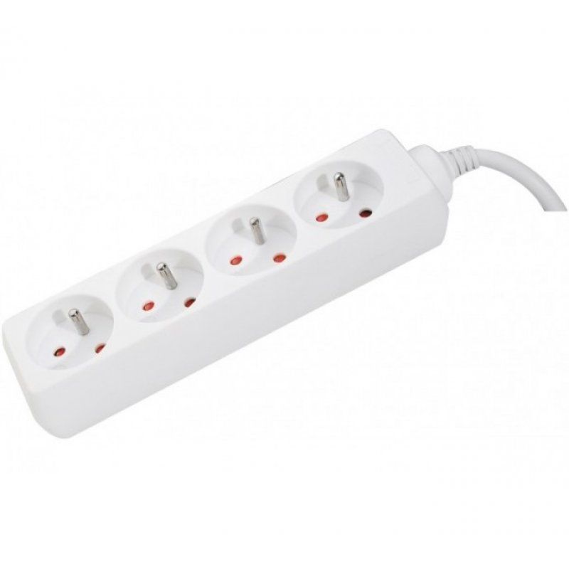 Dexlan 808543 power extension 4 m 4 AC outlet(s) Indoor White