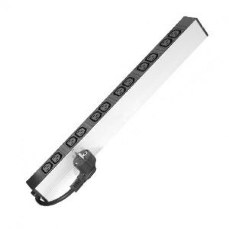 1U standard IEC PDU for 19" cabinet+ Power LED/ 12 outlets