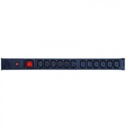LOGON TUPS043 power distribution unit (PDU) 12 AC outlet(s) 1U Black