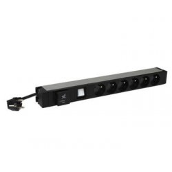 Legrand 646835 power distribution unit (PDU) 6 AC outlet(s) 1U Black