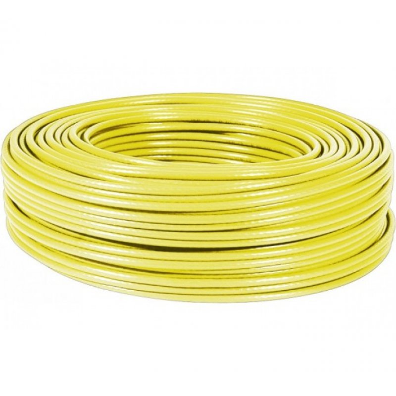 EXC 811266 câble de réseau Jaune 100 m Cat6 F/UTP (FTP)