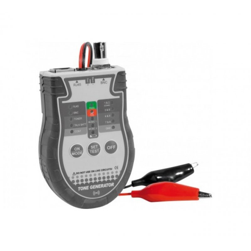 CUC Exertis Connect 818131 testeur de câble réseau Testeur de câbles à paire torsadée Gris