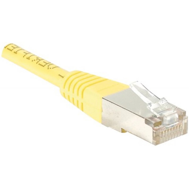 Cat6 RJ45 Patch cable F/UTP yellow - 3 m