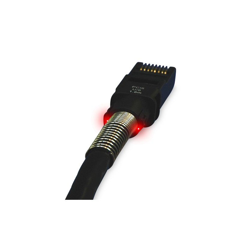PatchSee PK-PCI6-DPU-82 networking cable Black 25 m Cat6a U/UTP (UTP)