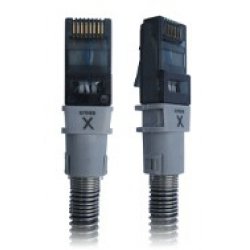 PATCHSEE Cat6 RJ45 crossover Patch cable U/FTP LSZH black - 4,9 m