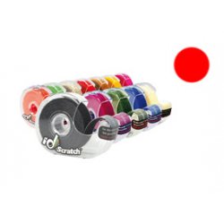 ID SCRATCH PRE-CUT CABLE TIES CHRISMAS RED 2M