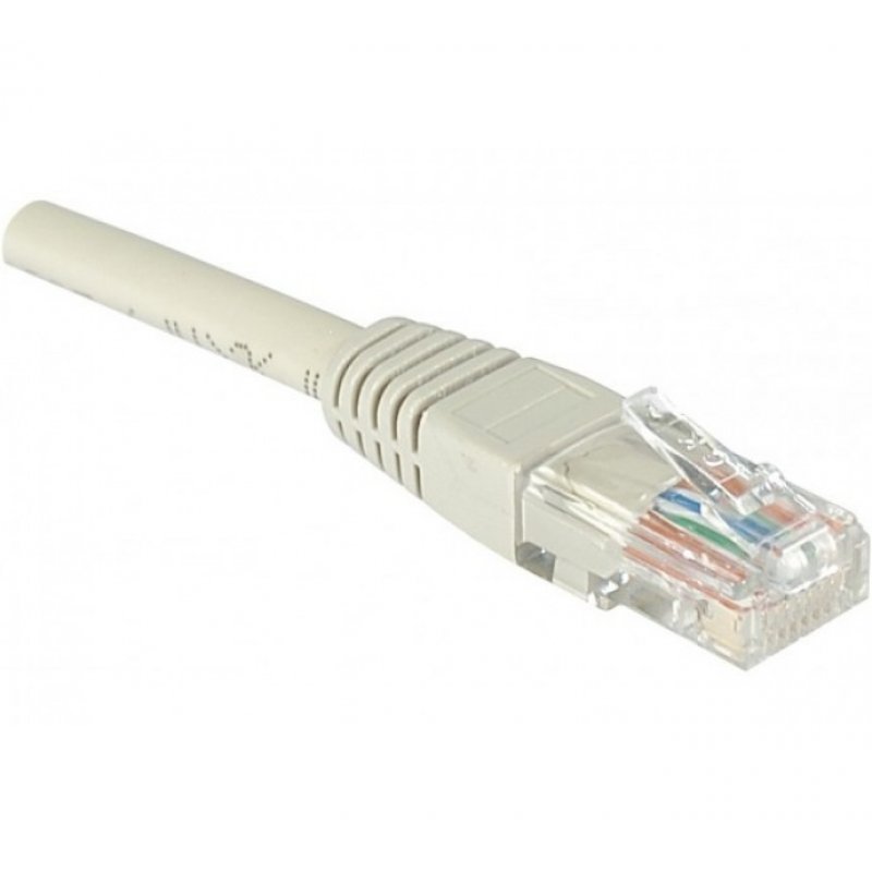 Cat5e RJ45 Patch cable U/UTP grey - 2 m