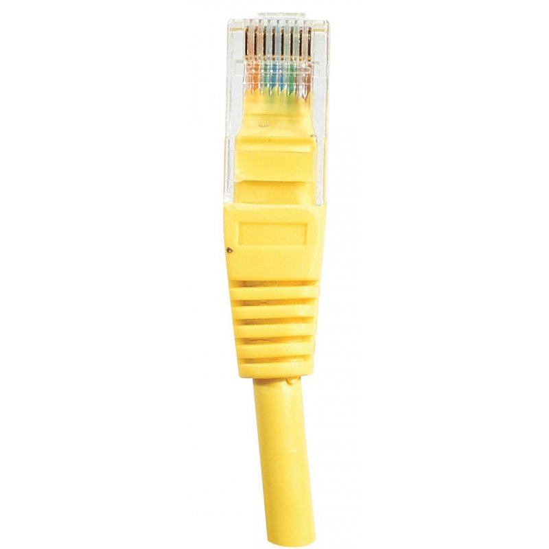 Cat5e RJ45 Patch cable U/UTP yellow - 1,5 m