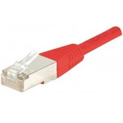 Cat5e RJ45 Patch cable F/UTP red - 1,5 m