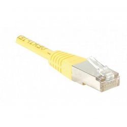 Cat5e RJ45 Patch cable F/UTP yellow - 5 m