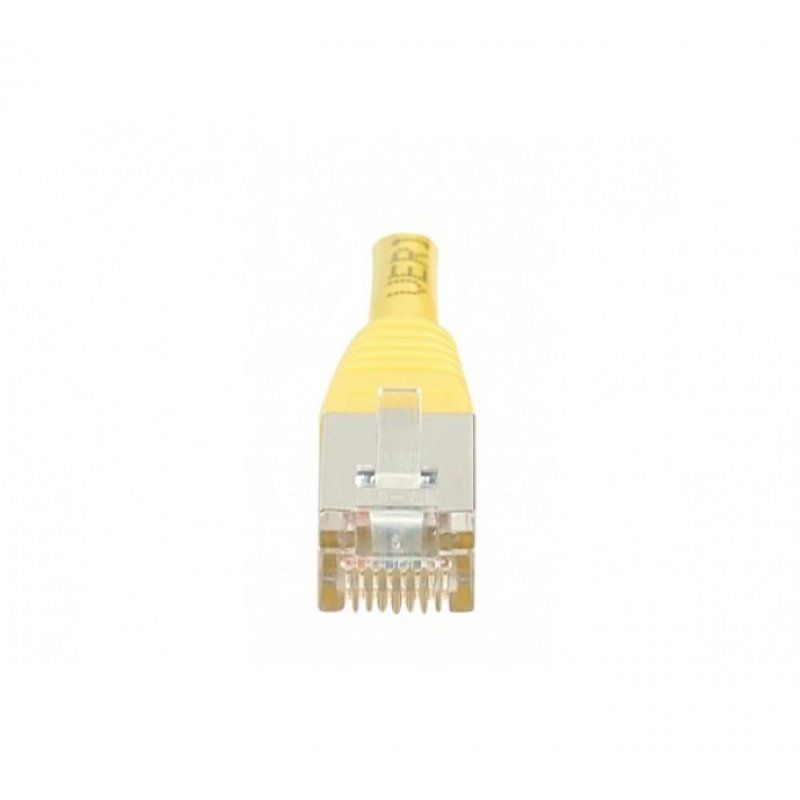 Cat5e RJ45 Patch cable F/UTP yellow - 5 m