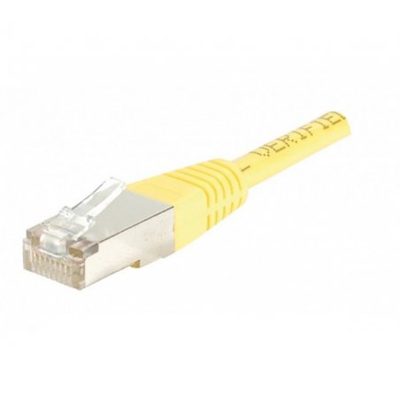 Cat5e RJ45 Patch cable F/UTP yellow - 1 m
