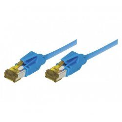 EXC Patch RJ45 S/FTP CAT 7 LSOH Snagless Blue 0. networking cable 0.3 m Cat7 S/FTP (S-STP)