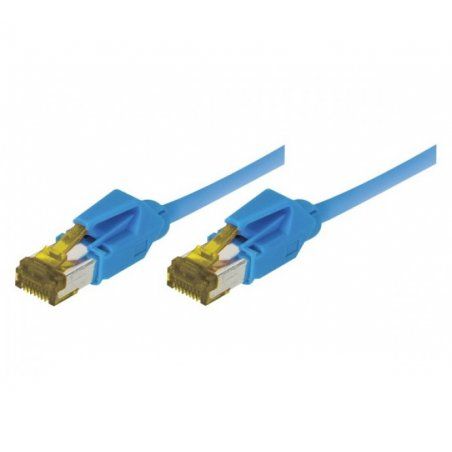 EXC Patch RJ45 S/FTP CAT 7 LSOH Snagless Blue 0. networking cable 0.3 m Cat7 S/FTP (S-STP)