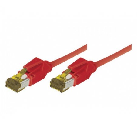 EXC Patch RJ45 S/FTP CAT 7 LSOH Snagless Red 1 m networking cable Cat7 S/FTP (S-STP)