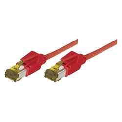 RJ45 Patch on Cat7 cable S/FTP LSZH snagless red - 7,5 m