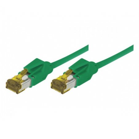 EXC Patch RJ45 S/FTP CAT 7 LSOH Snagless Green 0 câble de réseau 0,3 m Cat7 S/FTP (S-STP)