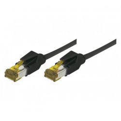 EXC Patch RJ45 S/FTP CAT 7 LSOH Snagless Black 7 networking cable 7.5 m Cat7 S/FTP (S-STP)