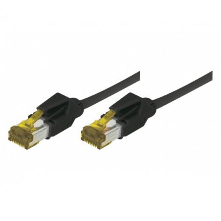 EXC Patch RJ45 S/FTP CAT 7 LSOH Snagless Black 7 networking cable 7.5 m Cat7 S/FTP (S-STP)