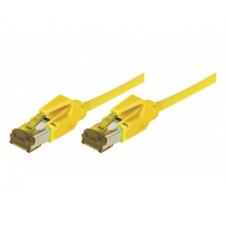 EXC Patch RJ45 S/FTP CAT 7 LSOH Snagless Yellow networking cable 0.3 m Cat7 S/FTP (S-STP)