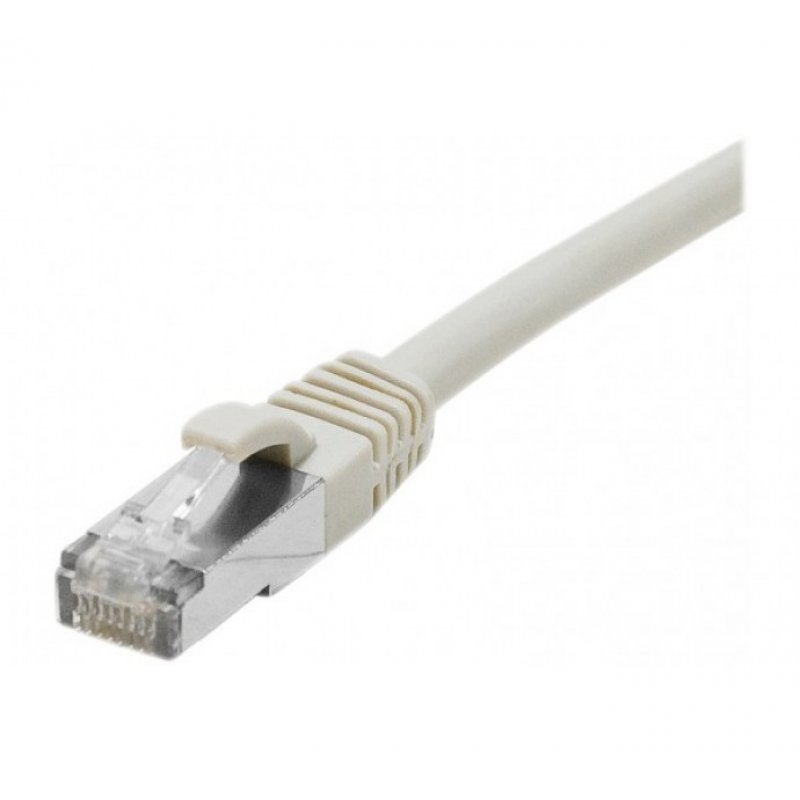 Cat6A RJ45 Patch cable F/UTP LSZH snagless grey - 0,15 m