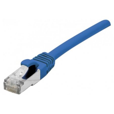 Cat6A RJ45 Patch cable F/UTP LSZH snagless blue - 1 m