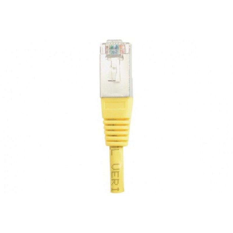 Cat6 RJ45 Patch cable F/UTP yellow - 25 m